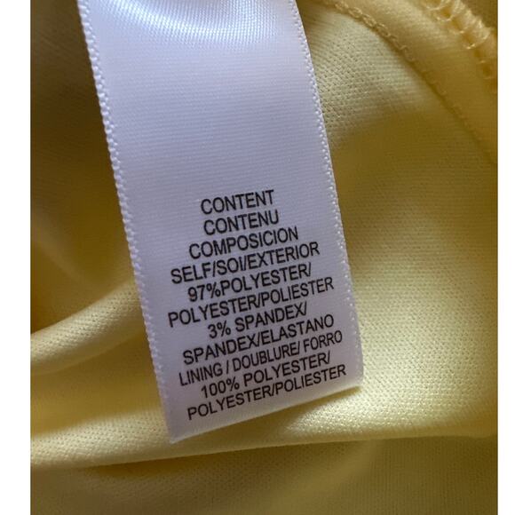 WAYF Floral Yellow Midi Slip Dress Large Pink Roses - Picture 6 of 7